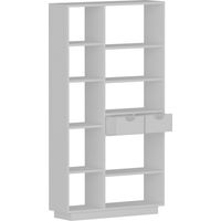 Bücherregal aus Holz "Luma" - 80 x 25 x 188 cm - Weiß
