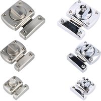WC Toilette Schloss Türriegel Barrel Bolt Türschloss drehbar Edelstahl 30mm