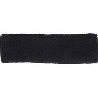 Sweat Absorbing Fitness Headband Elastic Polyester Cotton Headband for Sports RunningBlack