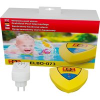 Système d'alarme sans fil pour piscine – Émetteur IP66 – Récepteur 95 dB – Portée 300 m – Installation facile sans câblage – Elektrobock