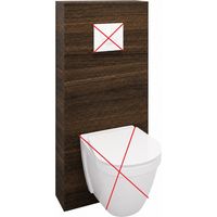 Meuble pour Bâti-Support AQUANCE Media Chêne Foncé - 80134