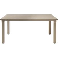 Taupe Gartentisch 170x100x75H cm Ercole Scab