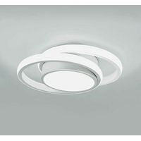 LED Ceiling Light, Round Ceiling Lamp 32W 2500lm, Modern Ceiling Light Fixture for Hallway Bedroom Bathroom Kitchen Living Room, Cool White 6000K, Length 28cm