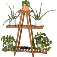 WONDERMAKE® Grand carré Potager en Bois de Cerisier Massif Haute, lit de Jardin surélevé sur Pieds, jardinière rectangulaire pour Jardin Balcon extérieur, Marron Brun