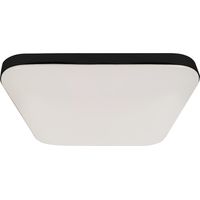 Quadratische Deckenleuchte 33 cm LED 16W schwarz/weiß Nemo Milagro