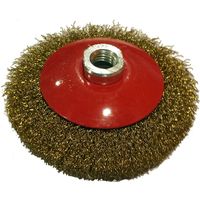 Konische Bürste 100 mm M14 Brico seitlich gewellter Draht 35452018