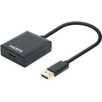 MANHATTAN 1080p USB-A auf HDMI-Adapter Konverter mit USB 3.2 Gen 1 Typ A-Stecker auf HDMI-Buchse 108