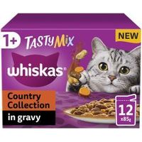 Whiskas 1+ Country Collection Mix Adult Wet Cat Food Pouch i - 85g - 811924