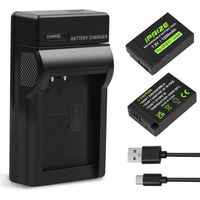 2 Batterie LP-E17 1200mAh et Chargeur pour Canon EOS RP R8 R10 R50 R100,EOS M3 M5 M6 M6 Mark II,EOS 200D 250D 77D 750D 760D 800D