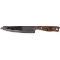 Petromax Kochmesser 20 cm Klinge aus rostfreiem Stahl mit Griff aus Walnussholz