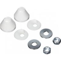 Cubretuercas + tuercas para varillas roscadas del bastidor soporte