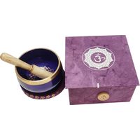 Signes Grimalt Bowl Tibetano con accessori Stick Natura Lilac Music Strument - 5x9x9cm