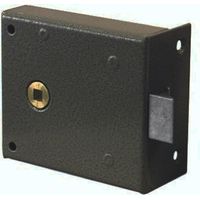 Serrure en applique JPM - Axe 44 mm - Profil cylindre Européen - Finition Mat