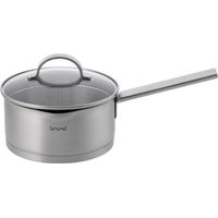 Brund Steelpan avec Glazen Deksel 2L RVS