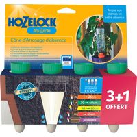 Cônes d'arrosage Aquasolo X4 - Taille M - HOZELOCK - cônes en céramique/ Pots de 30 à 40cm de diam - Garantie 2 ans