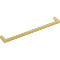 Estamp Griff Basic LA 192mm - Möbelgriff quadratisch Breite 200mm - Schrankgriff, Zinkdruckguss gold matt lackiert