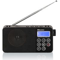 Roadstar TRA-2340PSW Radio Portátil Digital Multibanda AM / FM / SW Funciona a Red /Pilas, Toma Auriculares, Pequeña Negro