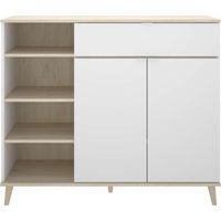 Mueble auxiliar Villarodrigo 2 puertas 1 cajón y estantes 102 cm(alto)120 cm(ancho)40 cm(largo)