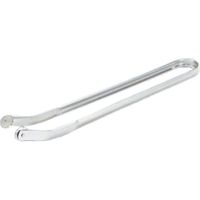 Pince Barbecue Roulette,BBQ Sausage Turning Tongs,Pince Saucisse Barbecue Roulette,Pince BBQ A Roulette INOX,Pince Barbecue avec Roulette,39.5cm Pinces à Saucisses (1PCS)