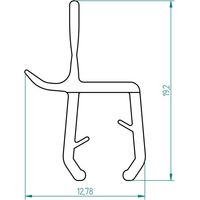 Breuer Spritzschutzprofil 1m Profil Spritzschutz Duschdichtung