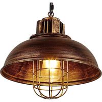 Vintage Industrial Pendant Light Metal Retro Classic Ceiling Light Nostalgia Chandelier (33Cm)