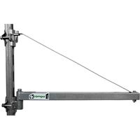 SUPPORTO BRACCIO ASTA A BANDIERA GIREVOLE PARANCO MONTACARICHI 250kg/110cm COMPA