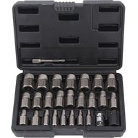 Kit per la rimozione di bulloni, set da 26 pezzi, cacciavite da 3/8 di pollice, chiave esagonale per viti danneggiate