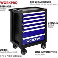 WorkPro WP209074 Set di Utensili Completo Nero 193 pezzi