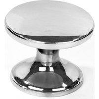 Boutons Zamak Chrome Poli D33 (lot De 10) Finition Chrome Poli élégante Et Durable - Reunion Industrial