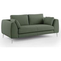 Plano Divano moderno in microfibra tecnica smacchiabile T11 196 cm verde