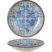 6 x assiettes creuses VALENCIA BLUET - 28cm - Porcelaine - RINART