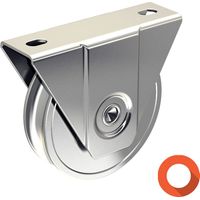 Slid'Up By Mantion – Monture pour portail coulissant – Galet en acier zingué Ø80 mm – Capacité 200 kg – Pour rails SU5058