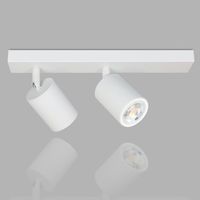 GBLY Spot plafond, plafonnier - 2 lumière - GU10 - L 300mm - blanc - Moderne - éclairage intérieur - Salon I Chambre I Cuisine I Salle à manger - sans ampoules