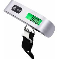 digital Luggage Scale Luggage Scale Hanging Personal Scale With Temperature Sensor And Tare Luggage Scale For Outdoor Travel Home Use 50 Kg / 110