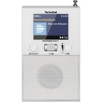 TechniSat DIGITRADIO FLEX 2 Radio a spina DAB+, FM Bluetooth incl. Speaker box, Funzione allarme Bianco