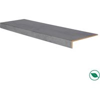 Forestea – Marche rénovation d'escalier stratifié 1000 x 300 x 56 mm – Couleur dark grey – PEFC 70% – Facile à poser