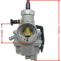 VM22 Vergaserkrümmer für 125-cm³- und 140-cm³-Motorräder, einschließlich XR50 und CRF70 (404-085). Hohe Zerstäubungseffizienz, sanfter Kaltstart, Originalausrüstung.