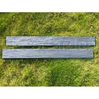 Schiefer Patina-Rand 50 cm - Packung mit 16 Stück