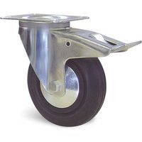 Roulette Pivotante Manu-Roll 160mm a Platine 175kg Frein Guitel