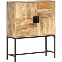 Buffet 80x30x100 cm Bois de manguier massif vidaXL