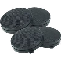 vhbw 4x Filtres à charbon actif compatible avec Falmec CAPPA QUASAR EVO 90 hotte aspirante - 16,8 cm