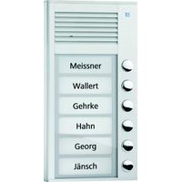 TCS Tur Control PAK06-EN Intercom Silber 197x104x16 mm