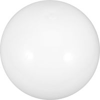 jour globe en acrylique blanc laiteux résistant aux