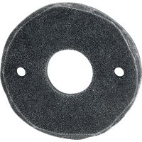 HALCÖ Rosette STUBAI - WC, ø 53 mm, verzinkt schwarz passiviert
