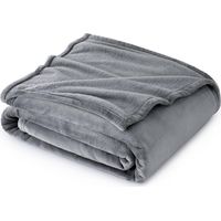 Cuddly Fluffy Fleece Blanket, Warm Winter Soft Sofa Blanket, XL Blanket, Couch Blanket, Living Blankets, 150 x 200 cm, Sofa Throw Blanket, Grey