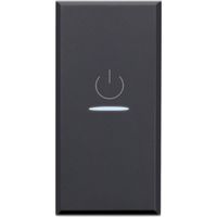 Interruttore assiale bipolare 10A illuminabile S44 Ave Tekla 445010AS