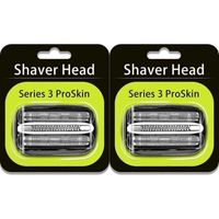Têtes de rasage de rechange Braun Series 3 32B, têtes de rasage Braun S3 (2 pièces)