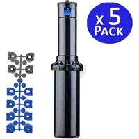 Hunter PGP-04 3/4'' Bewässerungsregner 5er-Pack Versenkregner für den Garten (6,4–15,8 m) Professioneller Rasensprenger