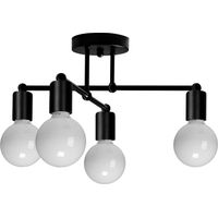 Pendant Lamp TOOLIGHT 392200 Black MAT 4-light points E27 41x41x18cm