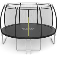 Trampoline avec filet - 374 cm - 12 FT - noir - jusqu'à 150 kg